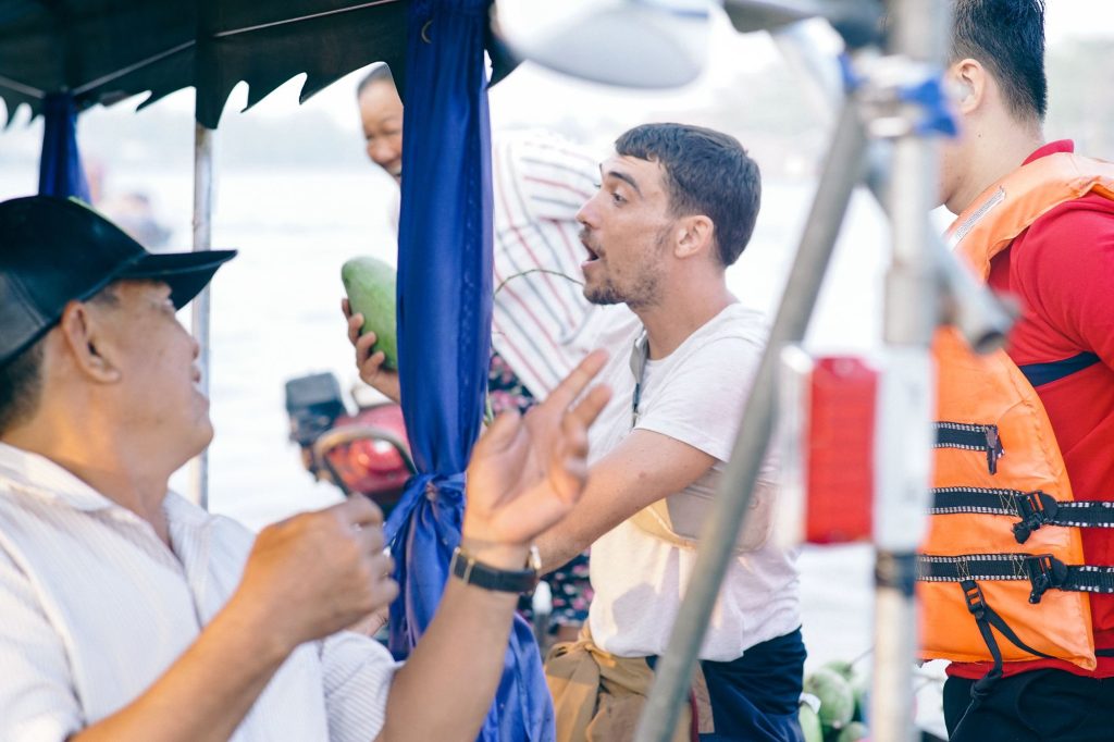 aboard a local boat through the Mekong canals — Cần Thơ Authentic Day, mekongtodo real Mekong Delta tour