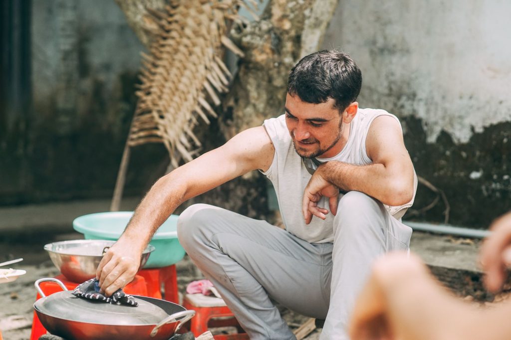 cooking class: prepping fresh local ingredients — Cần Thơ Authentic Day, mekongtodo real Mekong Delta tour